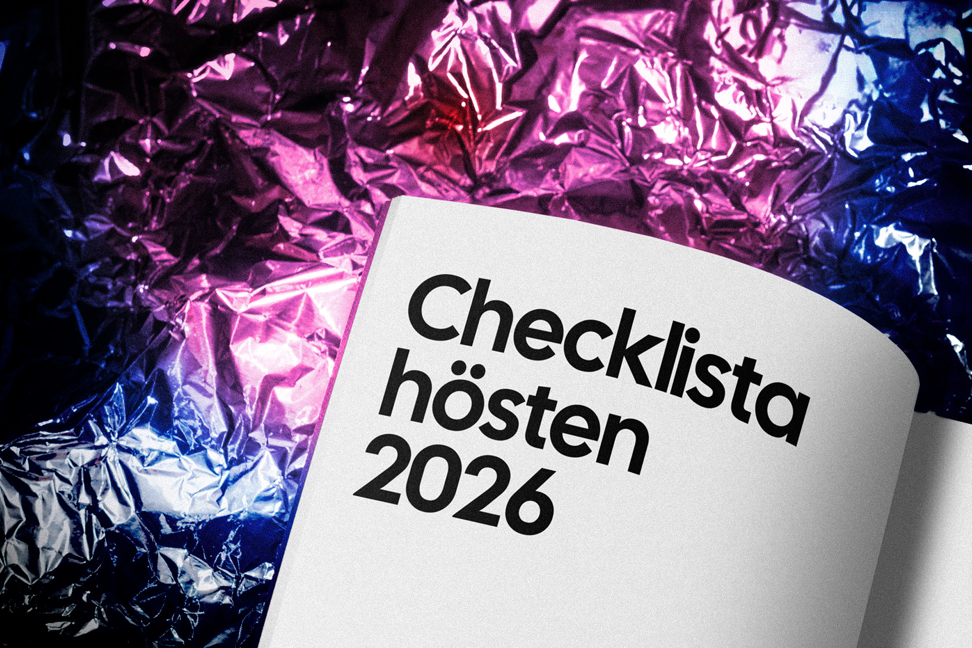 Checklista inför hösten 2026